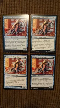 Magic: the Gathering / MtG Ninja of the Deep Hours x4 Mixed Sets - Image 1