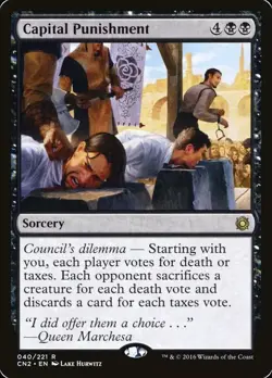 MTG Capital Punishment CN2 Magic The Gathering - Image 1