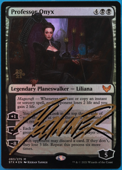 Professor Onyx (Prerelease) FOIL Strixhaven: School of Mages SIGNED NM (505091) - Image 1