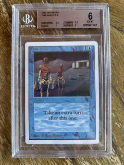 MTG Time Walk BGS 6, Graded, Rare!, Magic The Gathering - Image 1