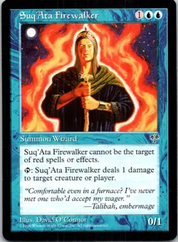 Suq Ata Firewalker Magic The Gathering Mirage Light Play - Image 1