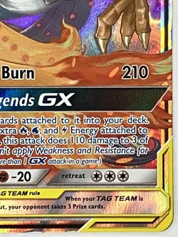 Moltres & Zapdos & Articuno GX LP 44/68 Hidden Fates Pokemon TCG Holo - Image 5