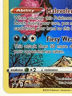 Galarian Moltres NM SWSH284 SWSH: Sword & Shield Promo 284 Pokemon TCG Holo - Image 5