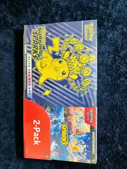 Pokemon Surging Sparks ETB + Booster Bundle 2-Pack Costco SEALED - Image 3