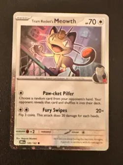 Pokemon TCG Team Rocket’s Mewtwo EX Jumbo Black Star Promo and Meowth/Giovanni - Image 4