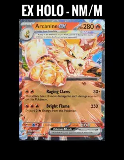 Pokemon TCG - Arcanine EX Tera Type - Scarlet & Violet Base Set - 032/198 - Image 1