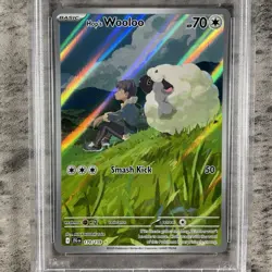 2025 Pokemon Journey Together # 170 Hop's Wooloo Illustration Rare PSA 9 MINT! - Image 3