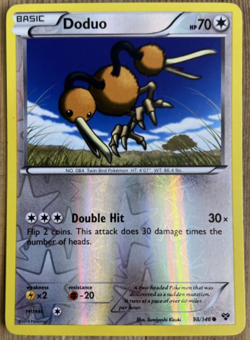 Pokemon - Doduo - 98/146 - XY Base set - Reverse Holo - NM/M - Image 1