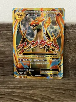 Pokemon M Charizard EX 101 Evolutions Holo Full Art Ultra Rare TCG - Image 1