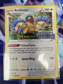 Archeops - SWSH272 Silver Tempest Prerelease Promo Pokemon - NM/MINT - Image 1