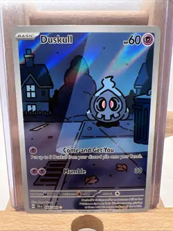 Pokemon TCG Duskull 068/064 Shrouded Fable Full Art Illustration Rare Holo - Image 1
