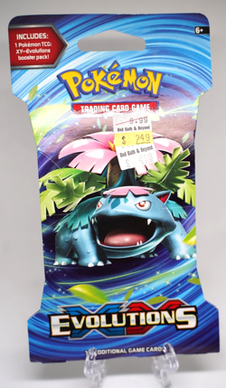 2016 Pokemon TCG XY Evolutions Venusaur Art Sleeved Booster Blister Foil Pack - Image 2