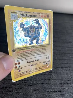 Carte Pokemon Mackogneur Edition 1 8/102 Set De Base Wizards Francais Occasion - Image 5