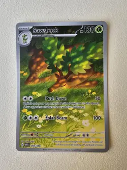 Pokemon TCG Sawsbuck 092/086 Illustration Rare White Flare MINT/NM - Image 1