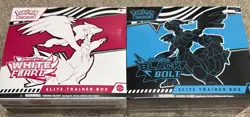 Pokemon Black Bolt and White Flare Elite Trainer Box ETB Set of 2 - Image 1