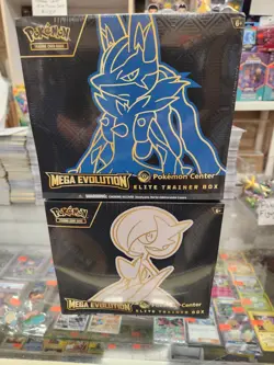 POKEMON CENTER Mega Evolution Gardevoir & Lucario ETB Elite Trainer Box - Image 1