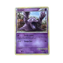 Pokemon Grimer 50/90 Common Card 2010 HeartGold SoulSilver TCG - Image 1