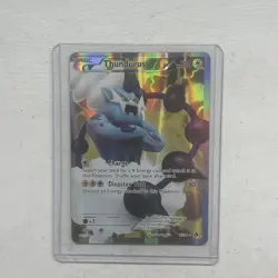 Pokemon Thundurus EX Ultra Rare Holo Card Emerging Powers 97/98 LP/NM Condition - Image 1