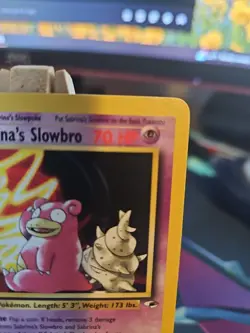 Pokemon Card Sabrina's Slowbro 060/132 Gym Heroes Regular LP+ Very Clean! - Image 3