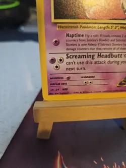 Pokemon Card Sabrina's Slowbro 060/132 Gym Heroes Regular LP+ Very Clean! - Image 5