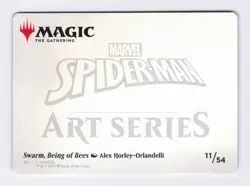 Swarm, Being of Bees Art Card Art Series 11/54 MTG Marvel's Spider-Man (ASSPM) - Image 2