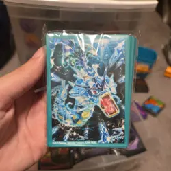 65 Ct Gyarados EX Premium Collection Gyarados Pokemon Card Sleeves New Sealed - Image 1