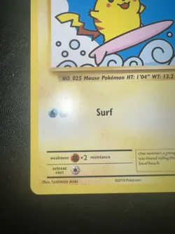 Pokemon Pikachu TCG Surfing Evolutions Card 111/108 Regular Secret Rare - Image 4