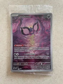 Pecharunt Full Art Promo 129 Pokemon Card NM SEALED - Image 1