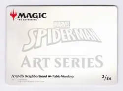 Friendly Neighborhood Art Card Art Series 2/54 MTG Marvel's Spider-Man (ASSPM) - Image 2