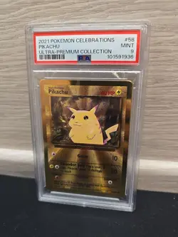 Pikachu - (Celebrations Metal Card) 058/102 Miscellaneous Cards & Products Holo - Image 1