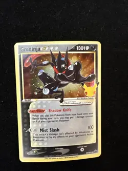 Greninja Gold Star SWSH144 - Holo Pokemon Card - Celebrations Promo - NM - Image 1