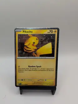 Pikachu 051/162 - Temporal Forces Promo - Cosmos Holo Rare Pokemon TCG Card - NM - Image 2