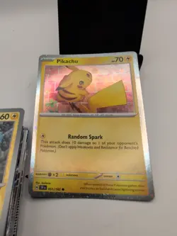 Pikachu 051/162 - Temporal Forces Promo - Cosmos Holo Rare Pokemon TCG Card - NM - Image 3