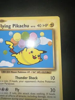 Pokemon TCG Flying Pikachu Card Evolutions 110/108, Regular Secret Rare - Image 3
