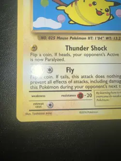 Pokemon TCG Flying Pikachu Card Evolutions 110/108, Regular Secret Rare - Image 4