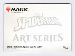Flash Thompson, Spider-Fan Art Card Art Series MTG Marvel's Spider-Man (ASSPM) - Image 2