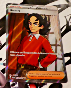 Pokemon Francais Card Holo Carte Brome 138/131 PRE SV8.5 NM 2025 - Image 1