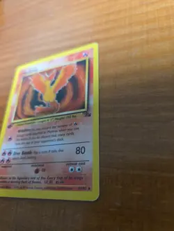 Pokemon TCG Moltres Fossil 1999 Card #27/62 1st Edition Non Holo - Image 3