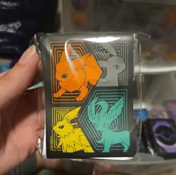Pack of 65x Card Sleeves for Pokemon - Evolving Skies Eevee ETB- New Sealed - Image 1