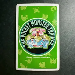 S2690 Zapdos 4 of Diamonds Green Venusaur Deck Playing Poker Card Pokemon - Image 2
