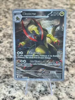 Haxorus 147/086 Pokemon TCG SV Black Bolt Illustration Rare Card - Image 1