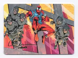 Scarlet Spider, Ben Reilly Art Card Gold Stamp Signature MTG Marvel's Spider-Man - Image 1
