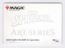 Scarlet Spider, Ben Reilly Art Card Gold Stamp Signature MTG Marvel's Spider-Man - Image 2