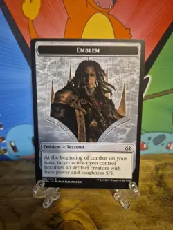 Emblem - Tezzeret Light Play, English Magic the Gathering MTG Aether Revolt - Image 1