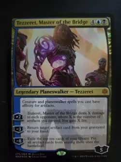 Tezzeret, Master of the Bridge NM FOIL BUY-A-BOX War of the Spark MTG FREE SHIP - Image 1