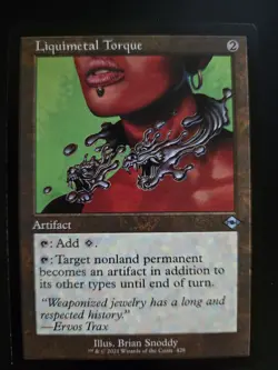 Liquimetal Torque NM RETRO FRAME Modern Horizons 2 MTG FREE SHIPPING - Image 1