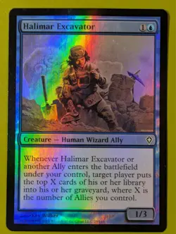 FOIL Halimar Excavator x1 Worldwake 1x Magic the Gathering MTG - Image 1