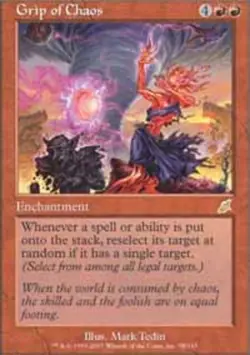 1x Grip of Chaos Light Play MTG Magic - Kid Icarus - - Image 1