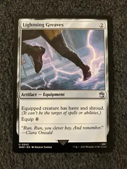 Magic The Gathering MTG - Lightning Greaves - Universes Beyond: Doctor Who - Image 1