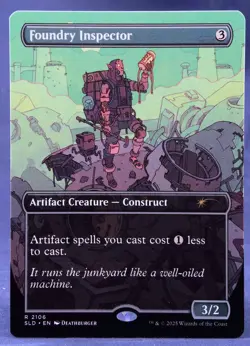 Foundry Inspector (2106) -MTG- Secret Lair Drop Deathburger SLD - NM - Image 1